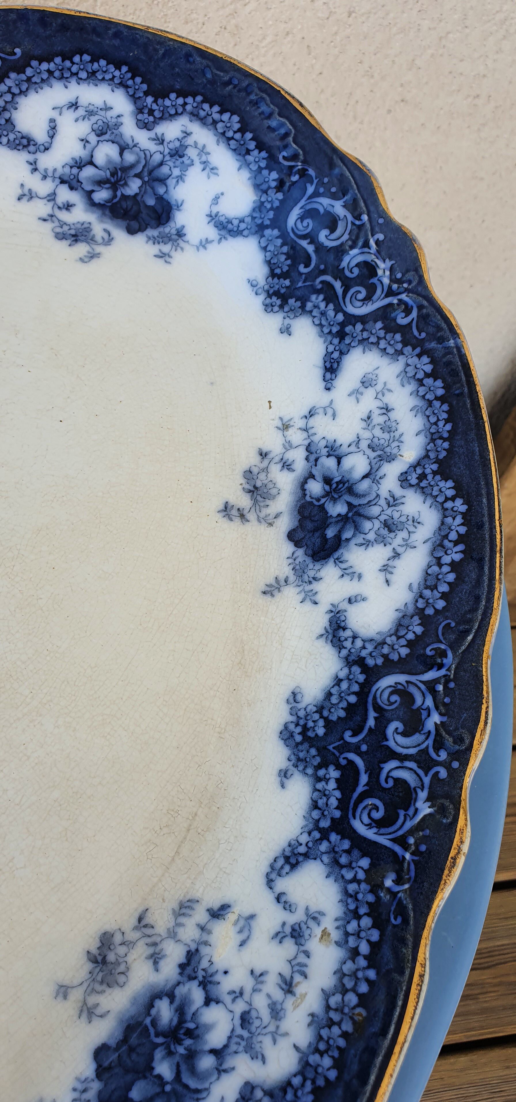 English porcelain dish