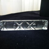 Set of 6 rectangular shaped lead crystal knife holders
