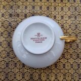 Impeccable Haviland Limoge coffee or tea service in fine porcelain and/or 24 carat