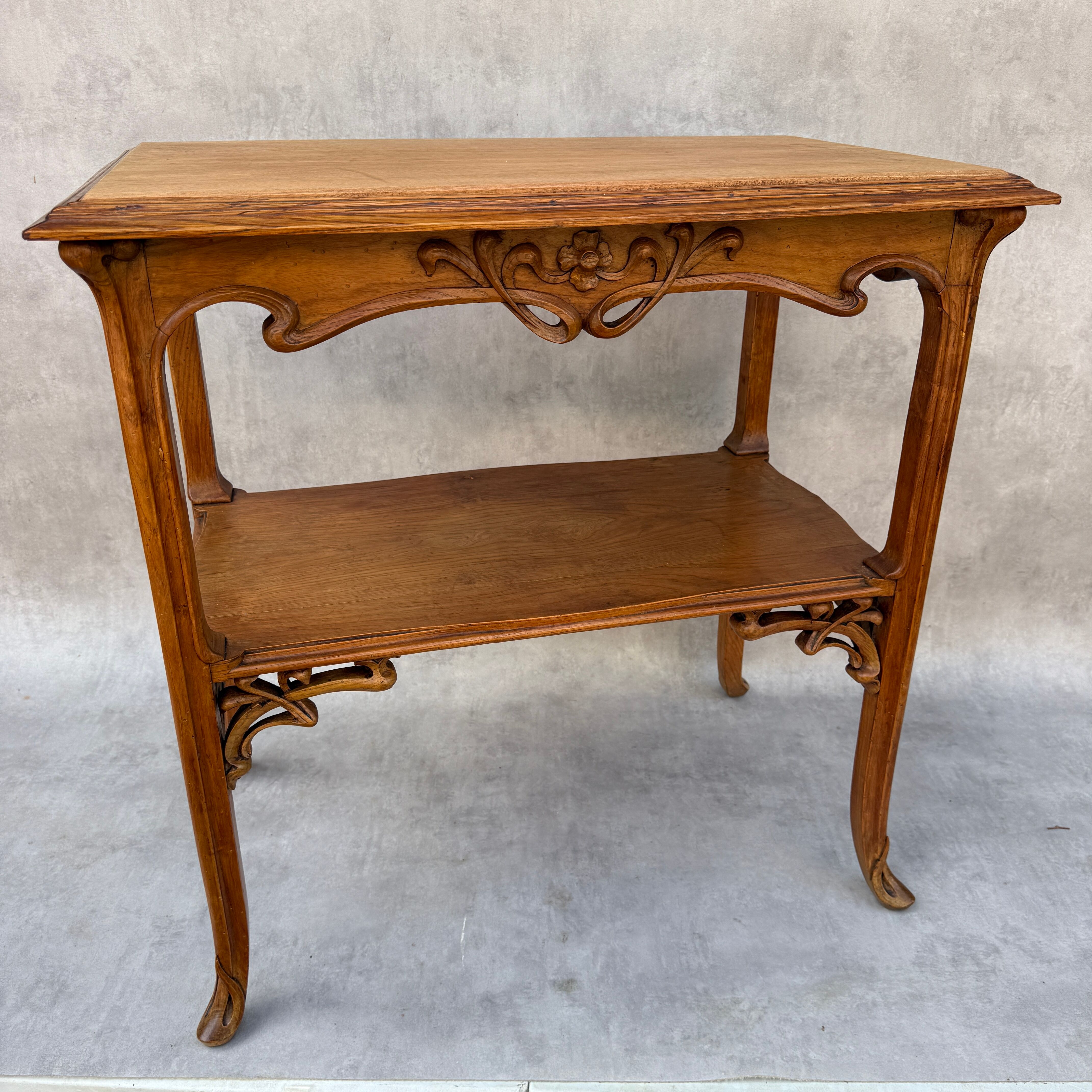 Side table Art Nouveau Style Émile Gallé France