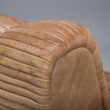 Set of Armchairs in Patchwork Leather by Ernst Lüthy for De Sede