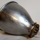 Suspension lampshade bell in vintage aluminum