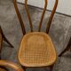 Set of 6 chairs bistro j&j kohn 1900 seat cannage