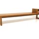 Scandinavian pine bench, Sweden, 1960