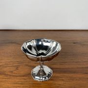 Lot de 6 coupes à glace / dessert en inox, forme de "fleur"