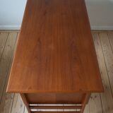 Danish teak desk by Gunnar Nielsen for Tibergaard, 1960s