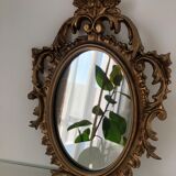 Miroir doré 19x30cm