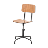 Vintage chair in metal and formica, 1970s