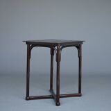 A small Art Nouveau side Table in beech by J&J Kohn, 1910