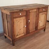 Base de commode en pin de campagne, sud de l'Italie, fin du XIXe siècle