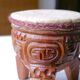 Tam tam Tiki carved wood, 70s