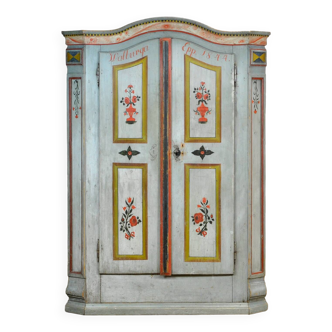 Antique German Hand Painted Cabinet, Anno 1844