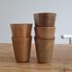 Set of 5 cups in Digoin sandstone