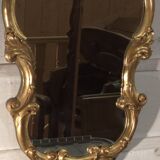 Miroir bois doré.