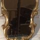 Miroir bois doré.