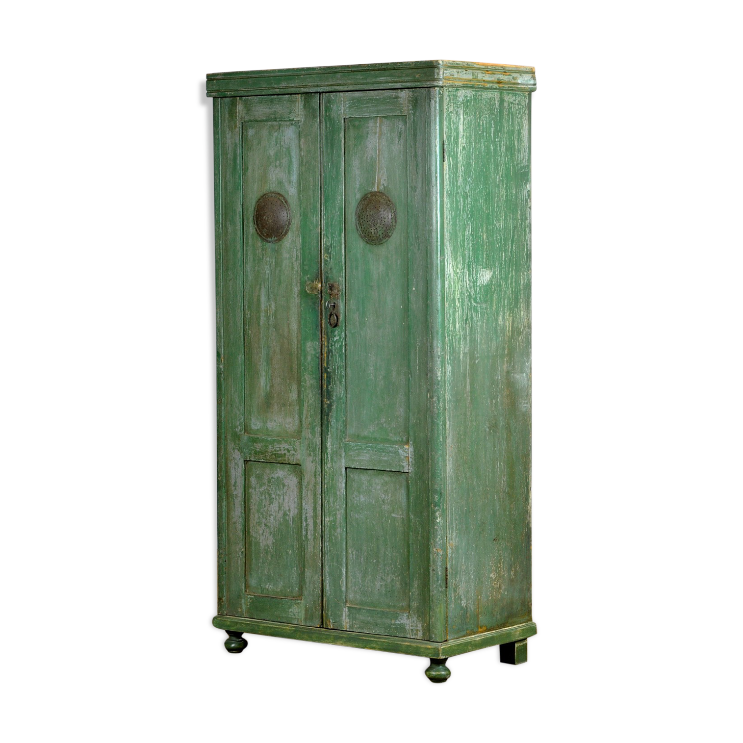 Pine Kitchen Cabinet With 6 Drawers, 1930's