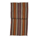 Vintage bath mat - Striped kilim