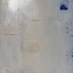 Toile abstraite blanche, peinture à l’huile XXème