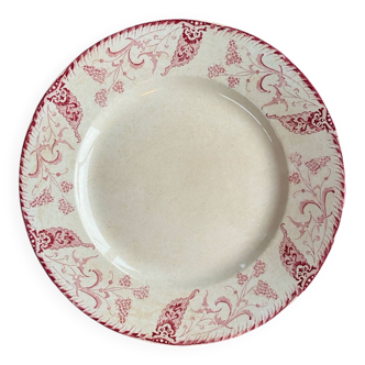 Plate, presentation dish Longwy ironstone