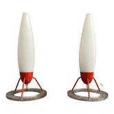 Set Napako desk lamps model 1616 1960s,