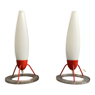 Set Napako desk lamps model 1616 1960s,