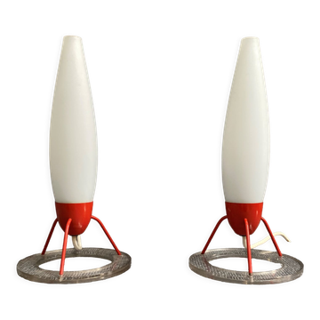 Set Napako desk lamps model 1616 1960s,