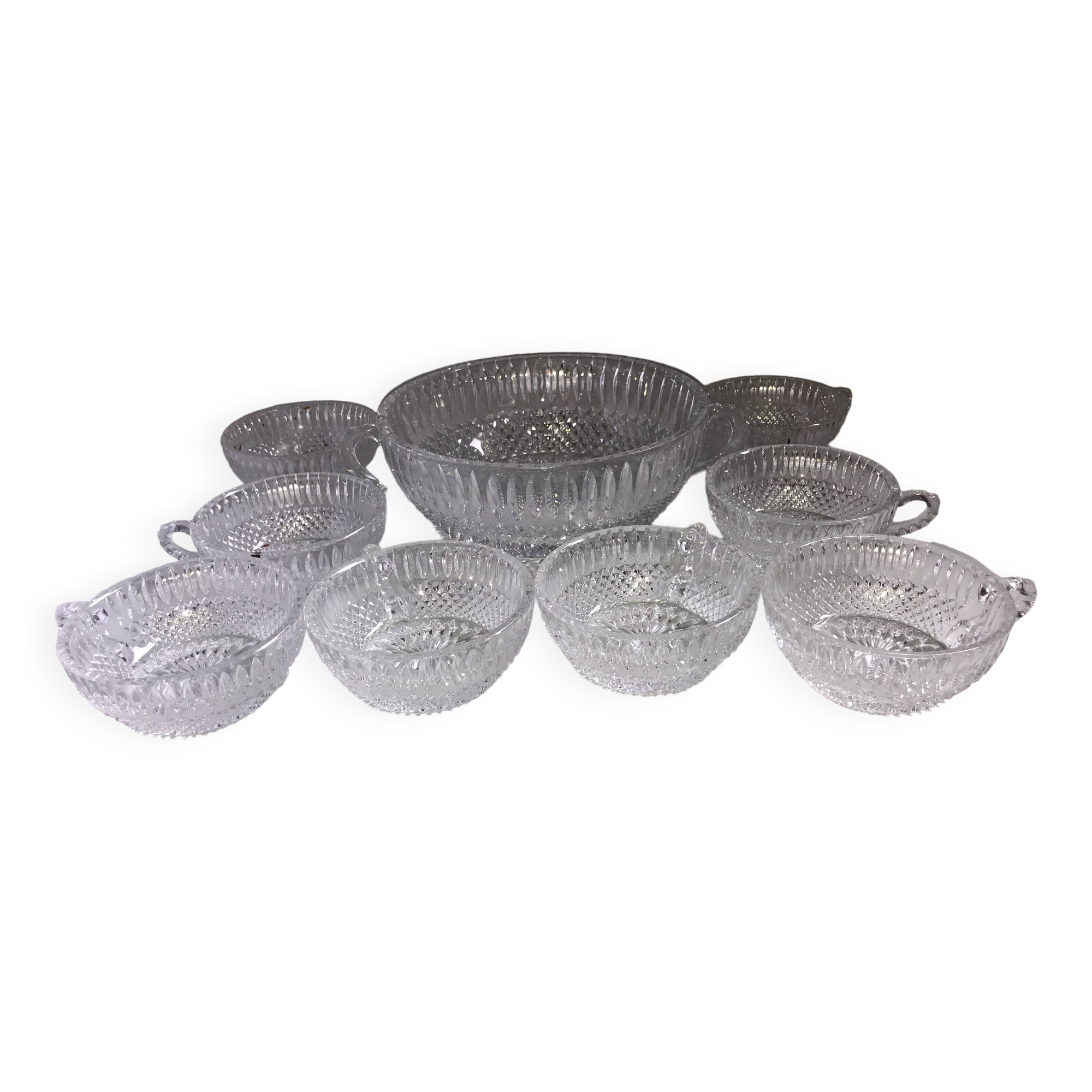 Saint Louis Crystal Punch Set