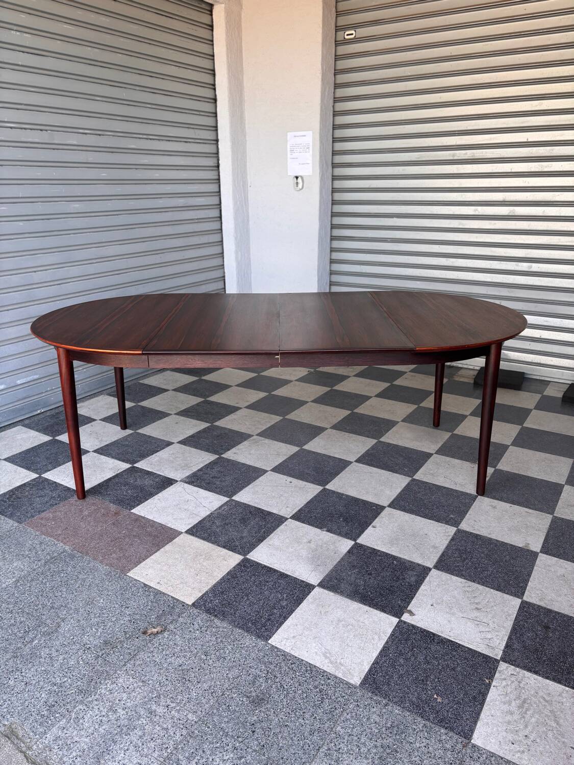 Table Arne Vodder en palissandre
