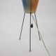 Big mid-century Space Age floor lamp "Rocket" Czechoslovakia / 1960s