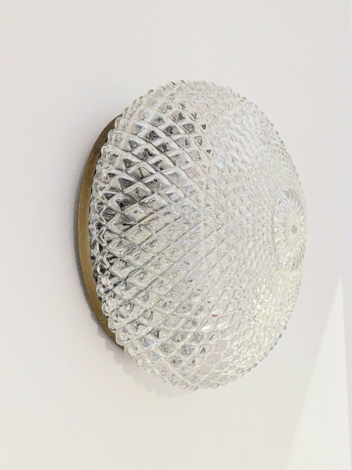 Limburg ceiling light with diamond points
