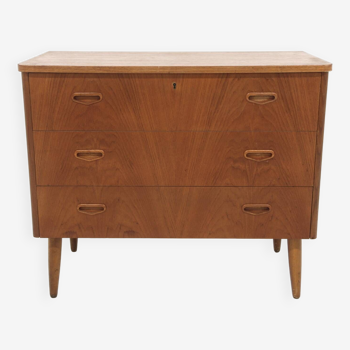 Scandinavian teak chest of drawers, Sweden, 1960