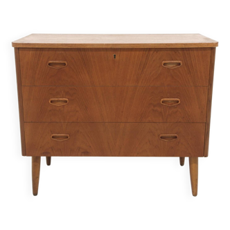 Scandinavian teak chest of drawers, Sweden, 1960