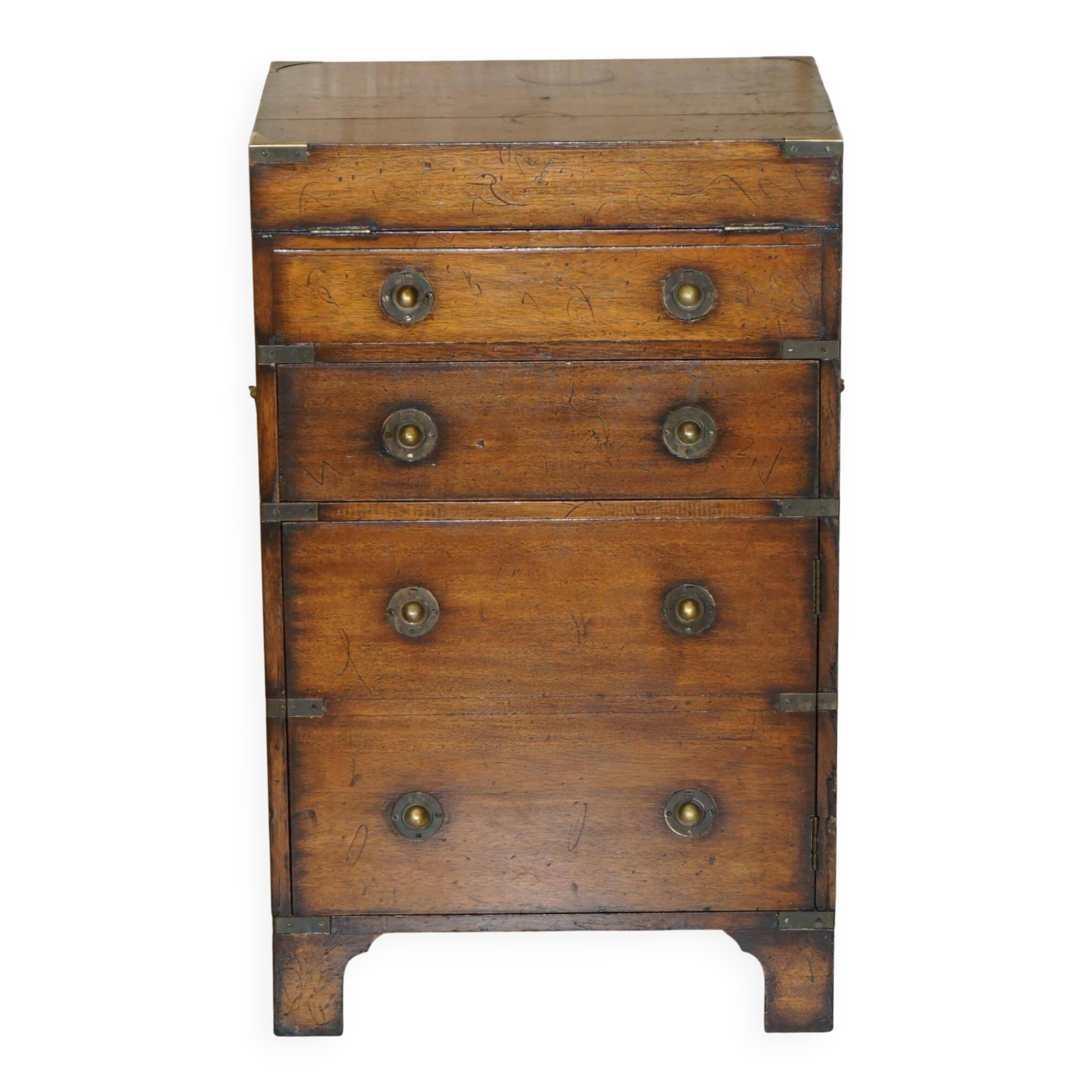 Harrods Kennedy Leather Slope Desk with Drawers