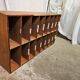 Meuble casier en bois 1960