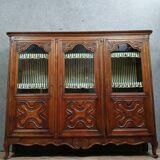Louis XV style bookcase in walnut circa 1850-1880