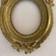 Bronze frame gild napoleon iii xix floral decoration