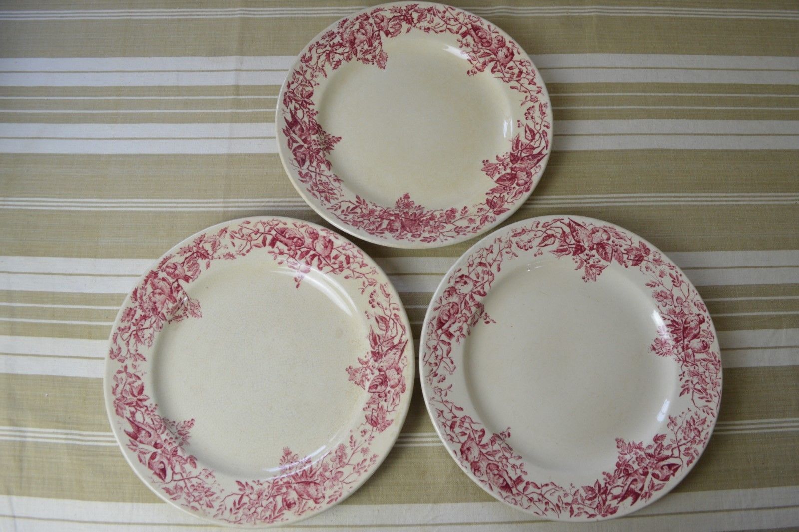 Set of plates Becfigues
