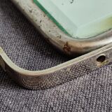 Beveled barber mirror 21x25cm