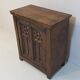 Antiqie Gothic carved oak cabinet, 1860