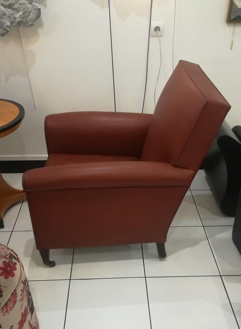Leather armchair circa 1930