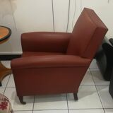 Fauteuil en cuir circa 1930