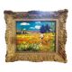 Impressionist painting, Robert Crommelynck " Landscape of Animated Fagne ", ca 1947