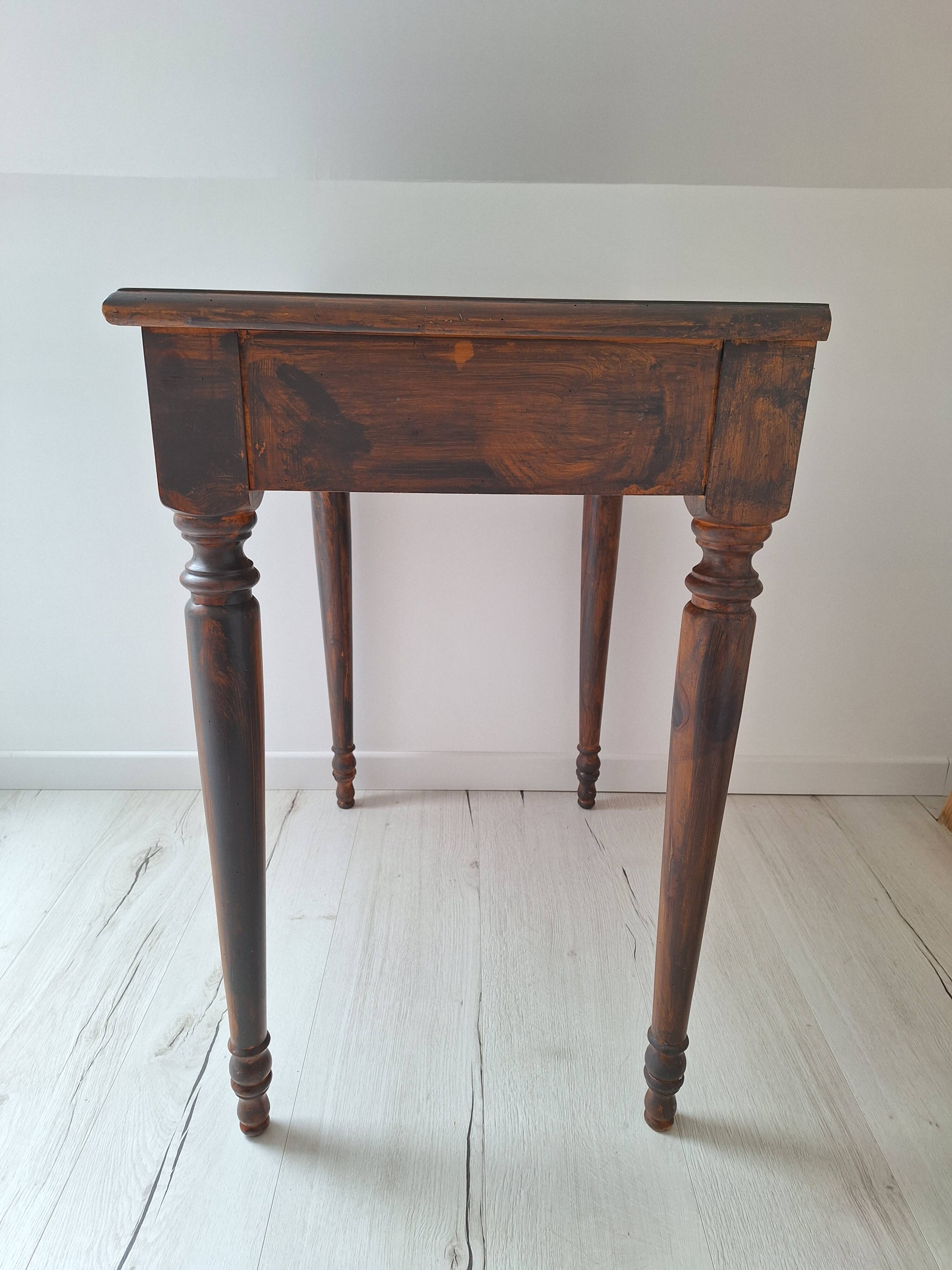Solid wood desk / side table