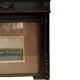 Panoramic view of Venice in a 20th century carved walnut frame