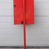 Industrial vintage metal community trash can