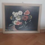 Painting bouquet of flowers