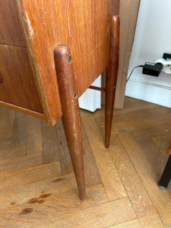 Table de chevet / petite commode scandinave design année 70