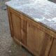 Small Buffet Commode Solid wood 4 drawer - Red marble - 1950