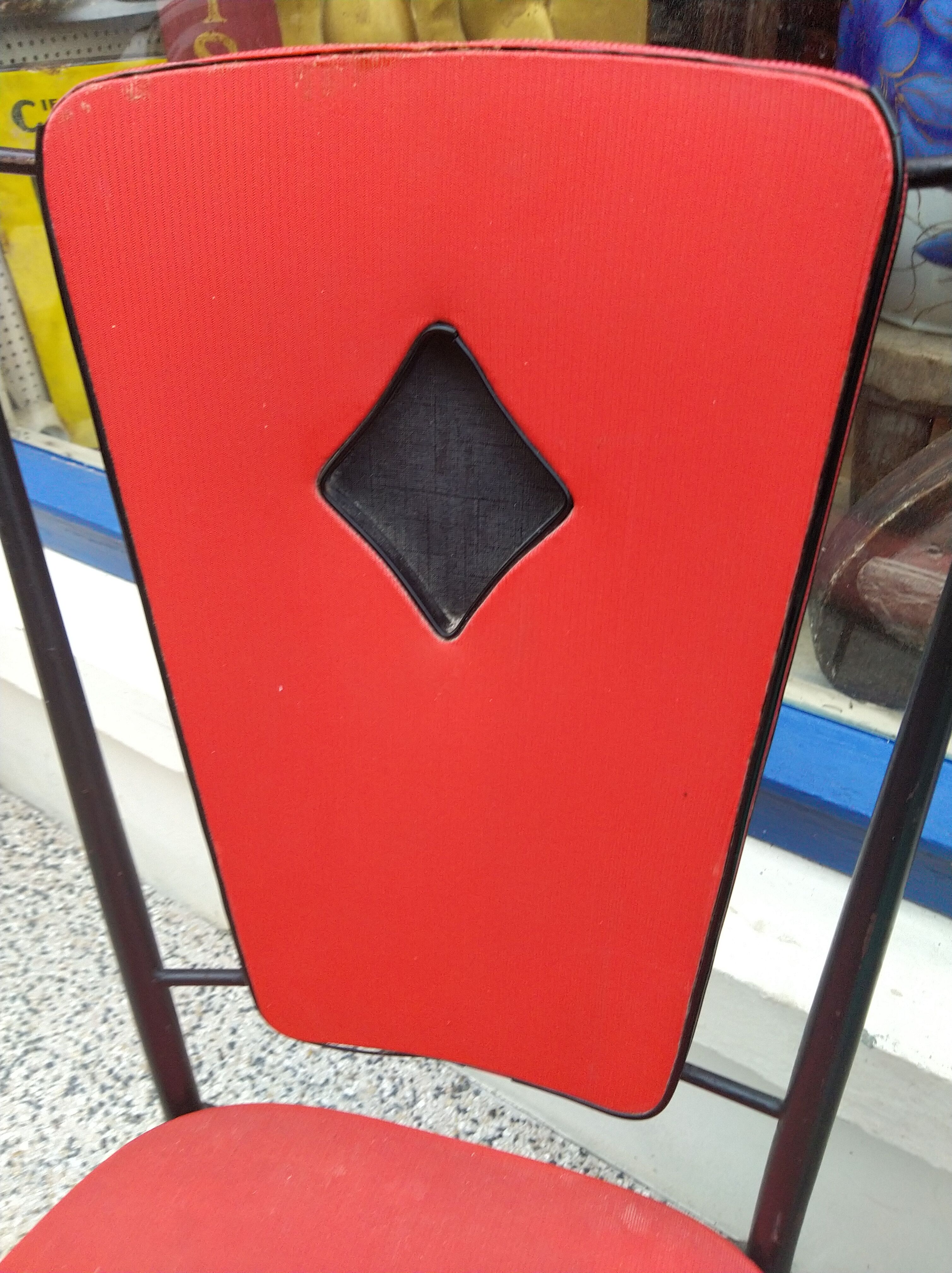 Set of 4 iron chairs