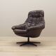 Leather swivel armchair, Danish design, 1960s, designer: H.W. Klein, manufacture: Bramin